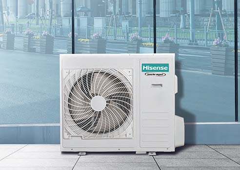 instalación de aire acondicionado en Palencia Valladolid Burgos con Bomba Calor Hisense con Precio económico 10